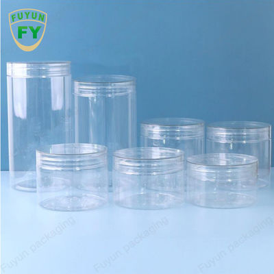 Food Grade Peanut Butter BPA Free PET Plastic Jars Dengan Tutup Atas Sekrup 100ml 500ml
