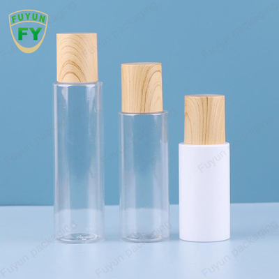 60ml Clear Frosted Cream Jar Dengan Tutup Pola Bambu Set Kemasan Kosmetik Kaca