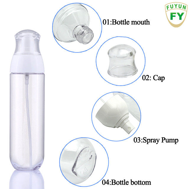 Botol Pompa Plastik PETG Transparan Untuk Kemasan Kecantikan