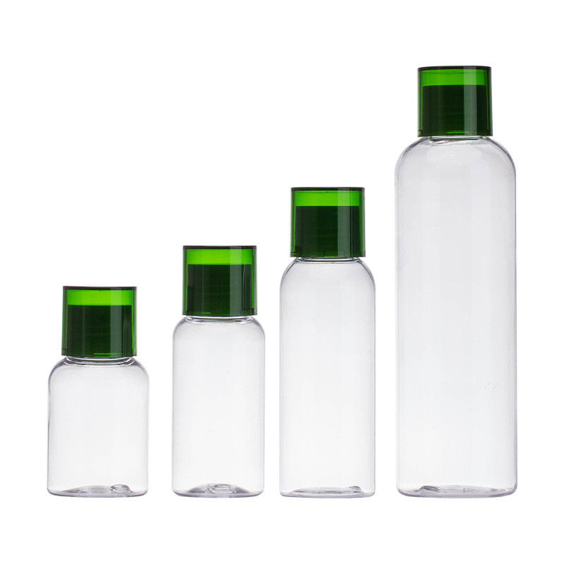 250ml Botol Plastik Kecil Dengan Penanganan Permukaan Caps Frost
