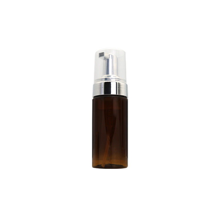 120ml Botol Plastik Dispenser Sabun Tangan Amber untuk Kemasan Kosmetik