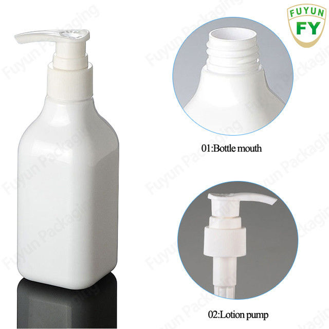 7 oz Shampoo PET Botol, Botol Pompa Sabun Gel Rambut Plastik