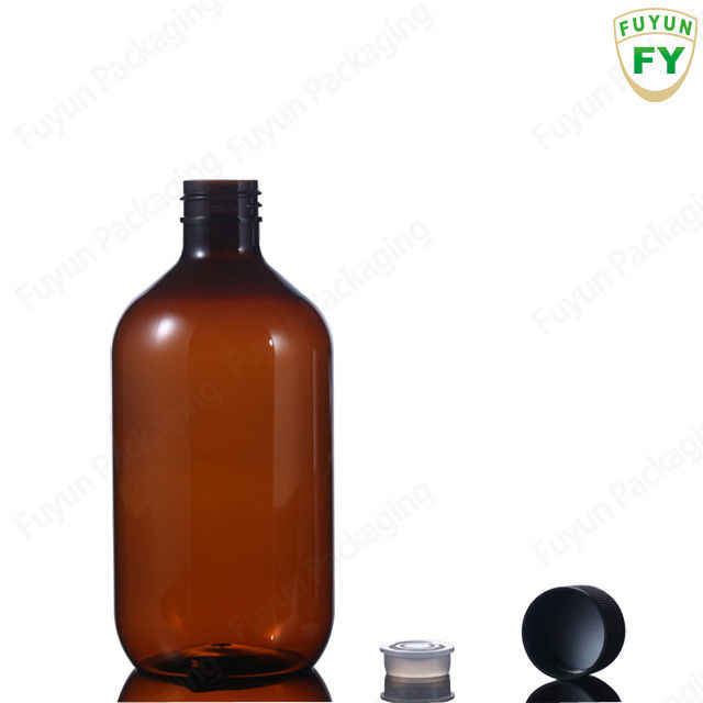 Botol Serum Plastik 16oz, Botol Pet Amber 500ml kosong