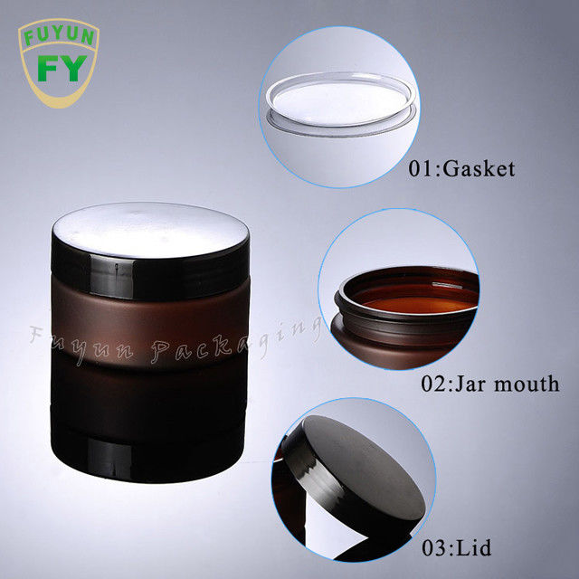 Matte 100g Empty Plastic Cream Jar Wadah PET Kosmetik