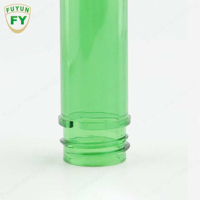 Food Grade 26g 28mm Botol PET Preform Moss Green Bahan Baru