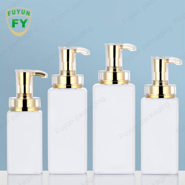 Botol Dispenser Pompa Shampo Emas Persegi 300ml 400ml 500ml