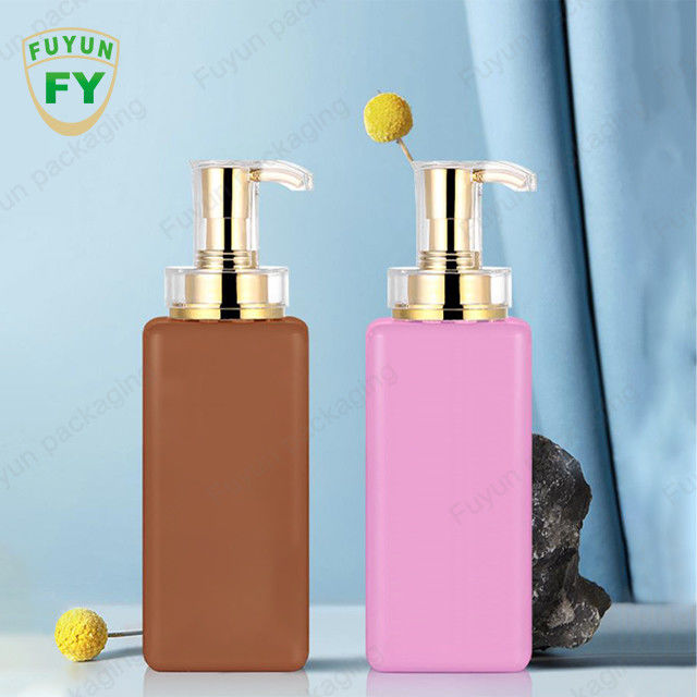Botol Dispenser Pompa Shampo Emas Persegi 300ml 400ml 500ml