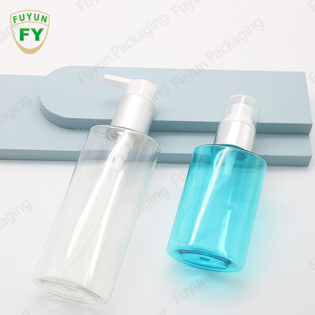 Botol Ramah Lingkungan Silinder 200ml Pet Shampoo Dengan Pompa Sabun