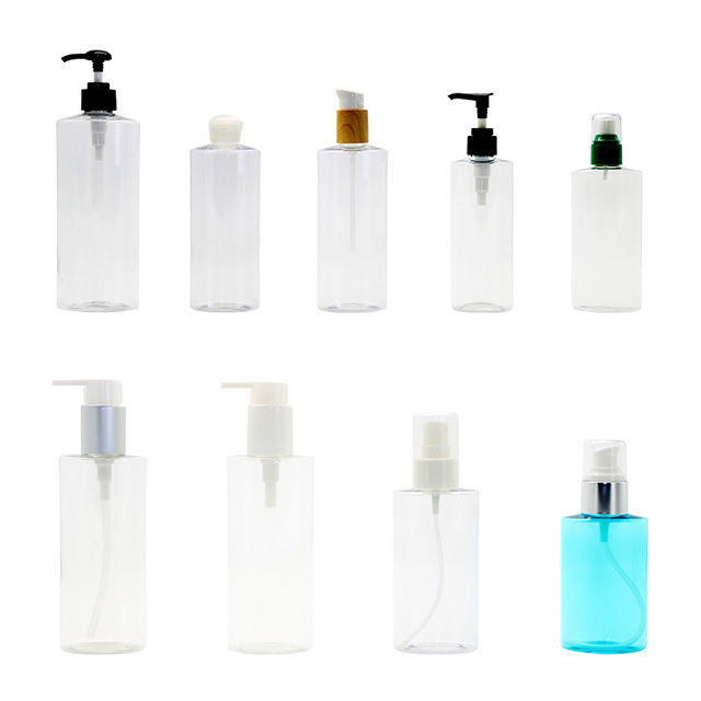 Botol Ramah Lingkungan Silinder 200ml Pet Shampoo Dengan Pompa Sabun