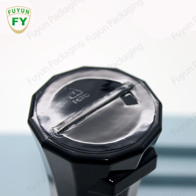 Unik 120ml 450ml Black Shampoo Dispenser Bottle PET PETG Plastic