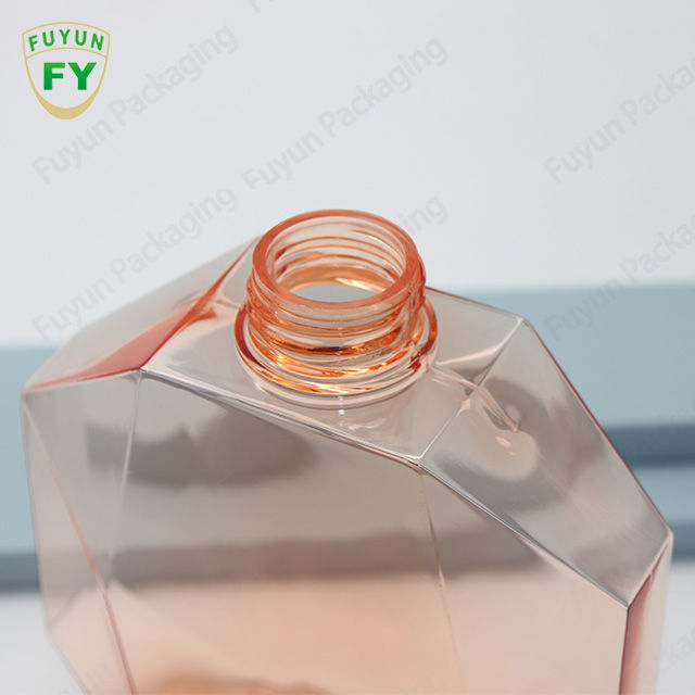 Plastik Hexagon Shape Plastic PET Shampoo Bottle 300ml 500ml