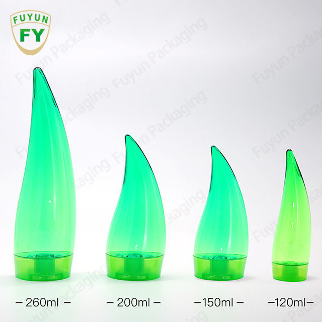 Botol Lotion Kosong Lidah Buaya Plastik PETG Dengan Tutup Sekrup 200ml