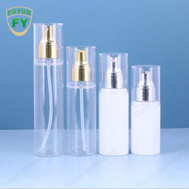 PET Botol Semprot Plastik Bening Putih 30ml 50ml 100ml 120ml Untuk Kemasan Kosmetik