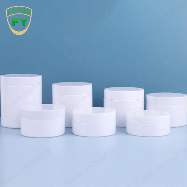 Toples Krim Kosmetik Plastik PET Dengan Tutup Putih 50ml 80ml 100ml 120ml