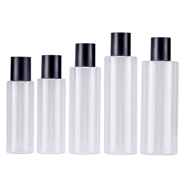 Bentuk Bulat Plastik 200ml Botol Plastik Untuk Shampoo Kosmetik 100ml 150ml