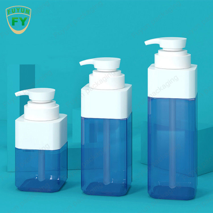 500ML 25oz Depilatory Cream Shampoo Botol Square Face Wash Botol Perawatan Kulit
