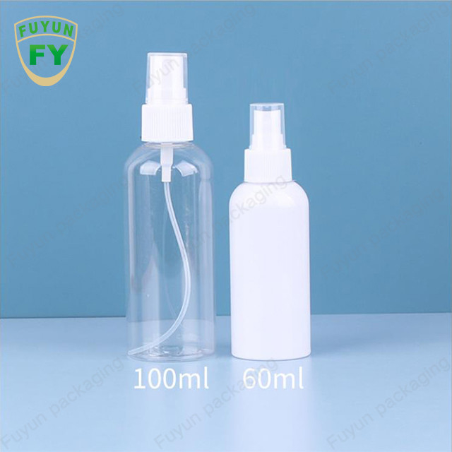60Ml Transparan Semprot Botol Plastik PET Dispenser Pompa Kosong Kemasan Kosmetik