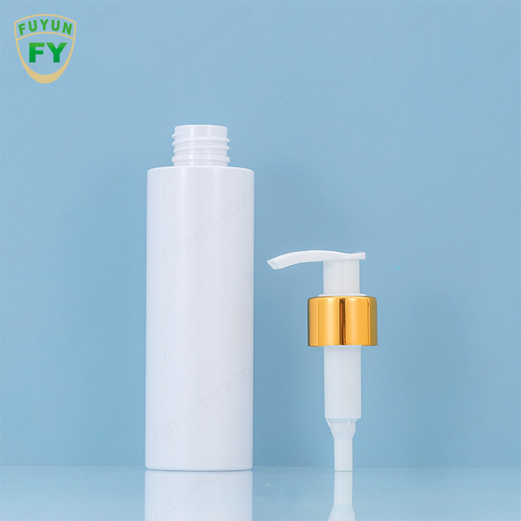 Botol Sampo Plastik PET Kustom 250ml Penggantian Pompa Dispenser Pengemasan Minyak Rambut