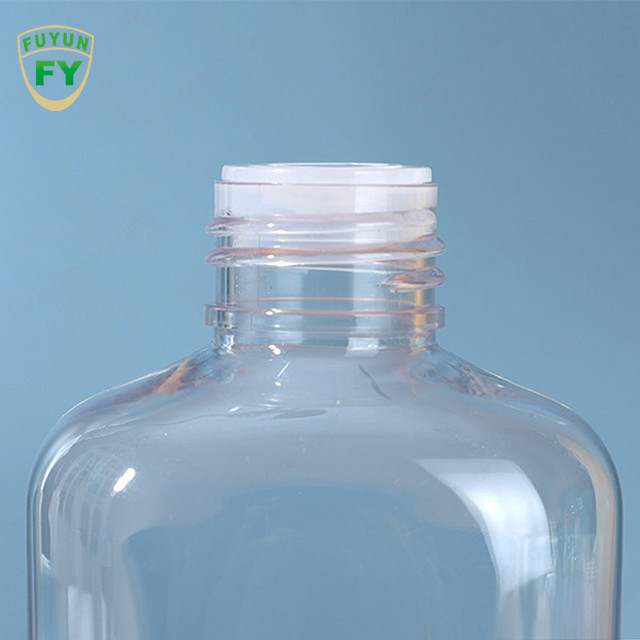 Makanan Cair 150ml Botol Plastik Bentuk Persegi Dengan Tutup Aluminium