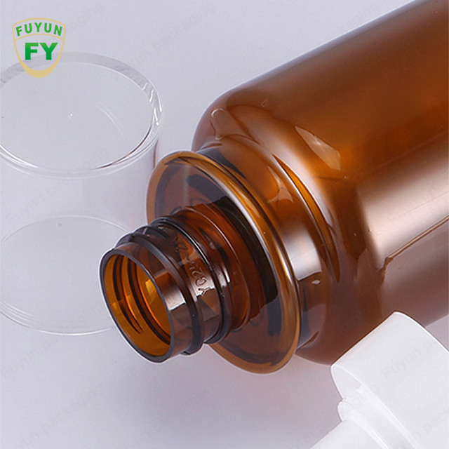 170ml Botol Pompa Plastik Amber Toner Lotion Perawatan Kulit