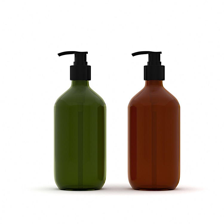 10.14OZ PET Shampoo Shower Botol Rambut Conditoner Gel Lotion Pump Botol