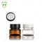 Luxury Amber 30g 50g Plastik PET Kosmetik Jar Untuk Krim Wajah