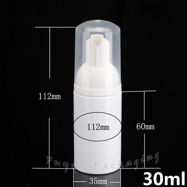 30ml Dispenser Pompa Kosmetik, Botol Dispenser Sabun Plastik Kosong Putih