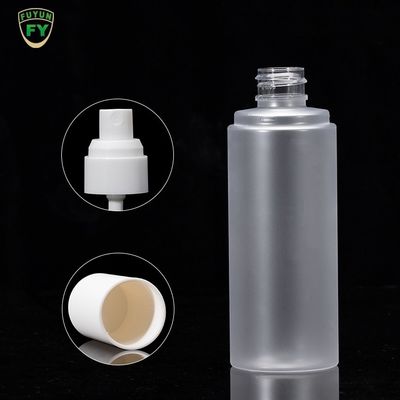 Botol Pompa Plastik Bening Beku Isi Ulang Permukaan Sablon Ukuran Perjalanan