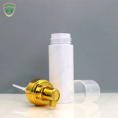 Botol Pompa Busa Plastik Emas 150ml Pembersih wajah kosong untuk cuci tangan
