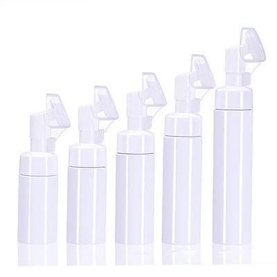 120ml Silicone Brush Fuyun Kosong Botol Pompa Putih Ujung Terbuka Mudah Untuk Cuci Wajah
