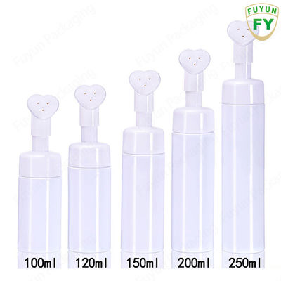 120ml Silicone Brush Fuyun Kosong Botol Pompa Putih Ujung Terbuka Mudah Untuk Cuci Wajah
