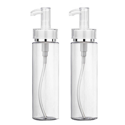 Botol Dispenser Pompa Plastik 200ml Kosong Warna Botol Bening