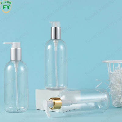 300ml Botol Lotion Plastik Dengan Logo kustom Pompa Persetujuan SGS