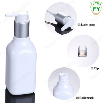 Square 0.2L Shampoo Pump Dispenser Botol Kemasan Kosmetik