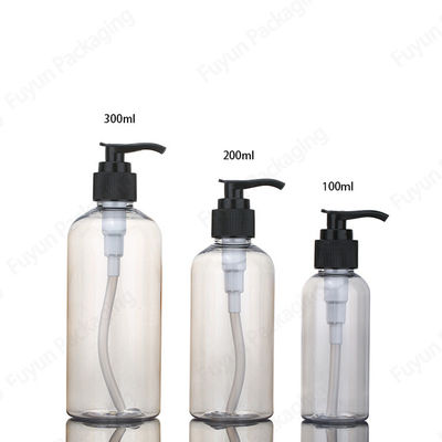 3.4 oz Botol Dispenser Pompa Sampo, botol pompa mandi amber bening