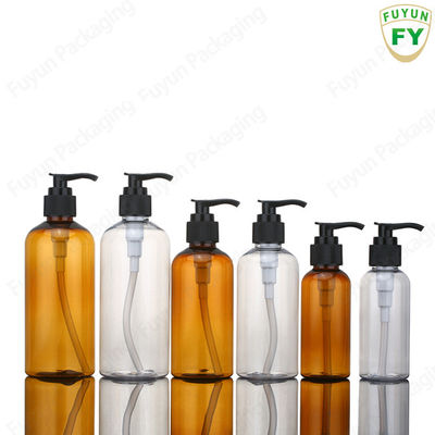 3.4 oz Botol Dispenser Pompa Sampo, botol pompa mandi amber bening