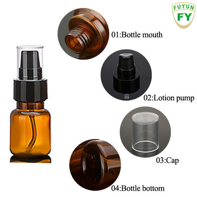 mini w55mm Kabut Halus Botol Plastik Isi Ulang Kecil Bentuk Bulat