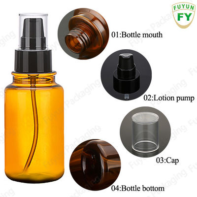 Amber 5.7oz Botol Semprot Kosong Dengan Pompa Tekanan Sertifikat MSDS SGS