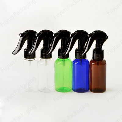 50ml botol semprot plastik putih bening dengan tutup pemicu nosel