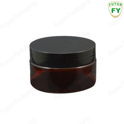 Botol krim plastik hewan peliharaan kustom 100g wadah kosmetik scrub bibir kosong untuk dijual