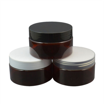 Botol krim plastik hewan peliharaan kustom 100g wadah kosmetik scrub bibir kosong untuk dijual