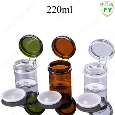 Food Grade Kitchen Clear Storage Pet Plastik Unik Cookie Kosong Disegel Madu Selai Klip Top Jars