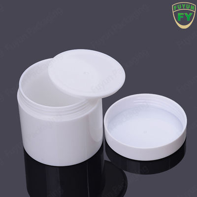 Wadah Kosmetik 100ml yang elegan dengan tutup putih Sempurna untuk bepergian