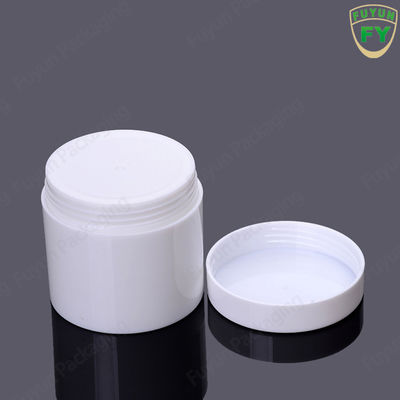 Wadah Kosmetik 100ml yang elegan dengan tutup putih Sempurna untuk bepergian