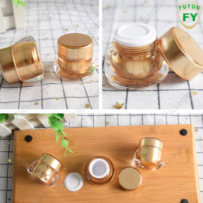 7g Wadah Jar Plastik Kecil, Toples Akrilik Perawatan Kulit Untuk Kosmetik