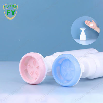 Botol Pompa Busa Sabun 500ml Botol Kepala Bunga Kaki Kosong Persegi