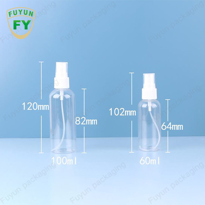 Mini Clear 80ml 100ml Parfum Botol Semprot Plastik Kabut Halus