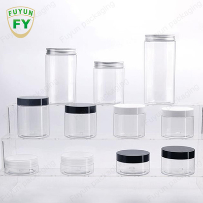 30ml 40ml 150ml Stoples Kemasan Plastik Transparan Dengan Aluminium Cap Food Grade