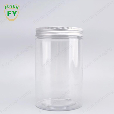 30ml 40ml 150ml Stoples Kemasan Plastik Transparan Dengan Aluminium Cap Food Grade