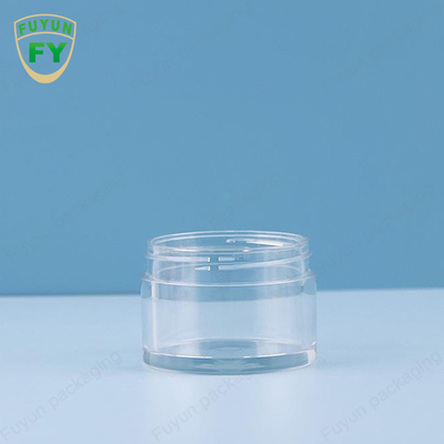 Fuyun 30ml 50ml pet plastik jelas mulut lebar mata wajah tidur lumpur krim jar